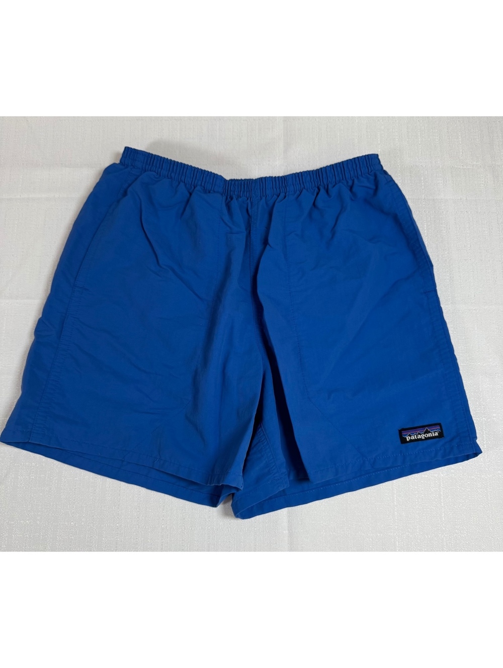 Patagonia Baggies Shorts Men’s Medium Royal Blue Mesh Lined Swim Trunks SP21